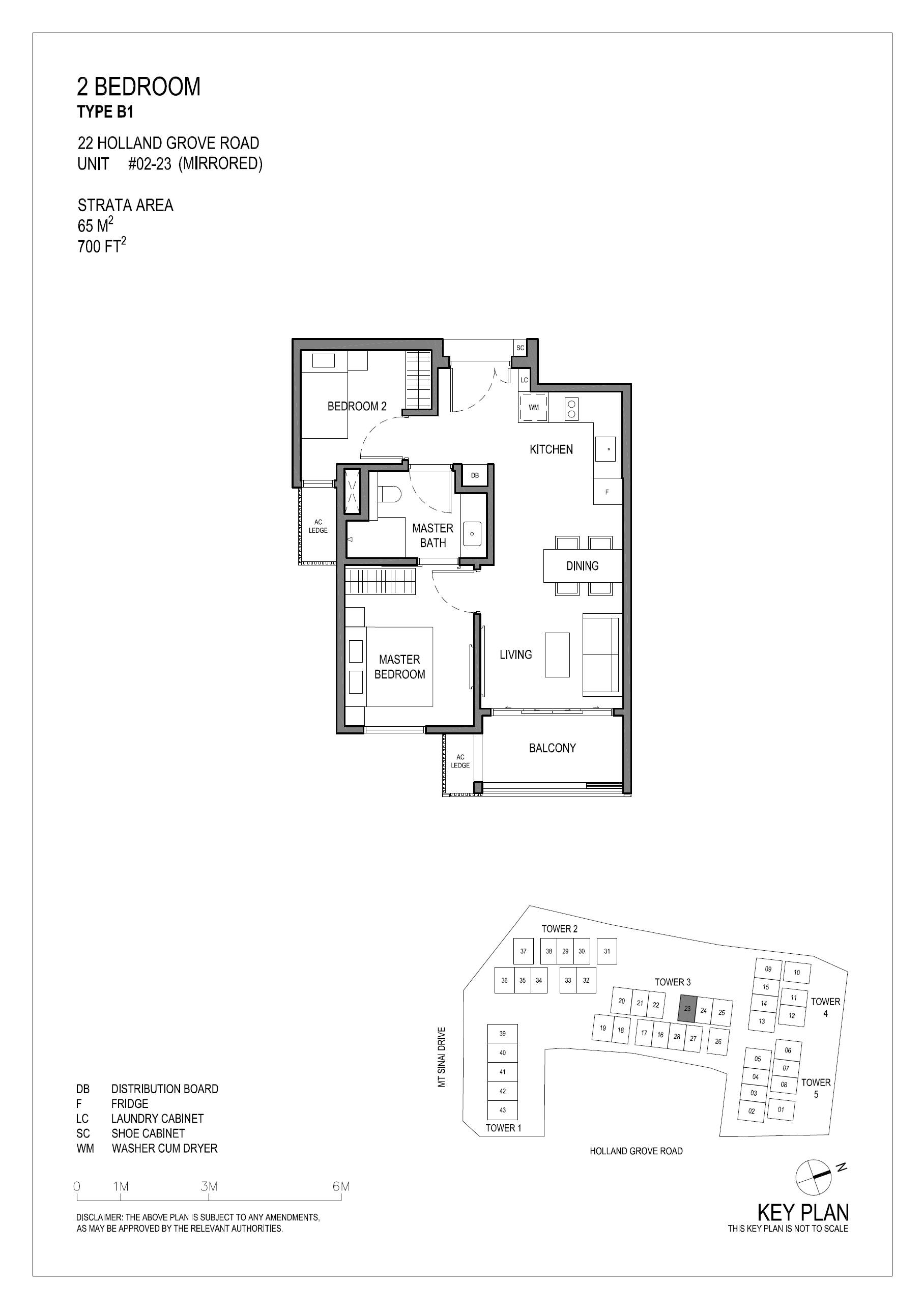 Parksuites 1 Bedroom Floor Plan 3